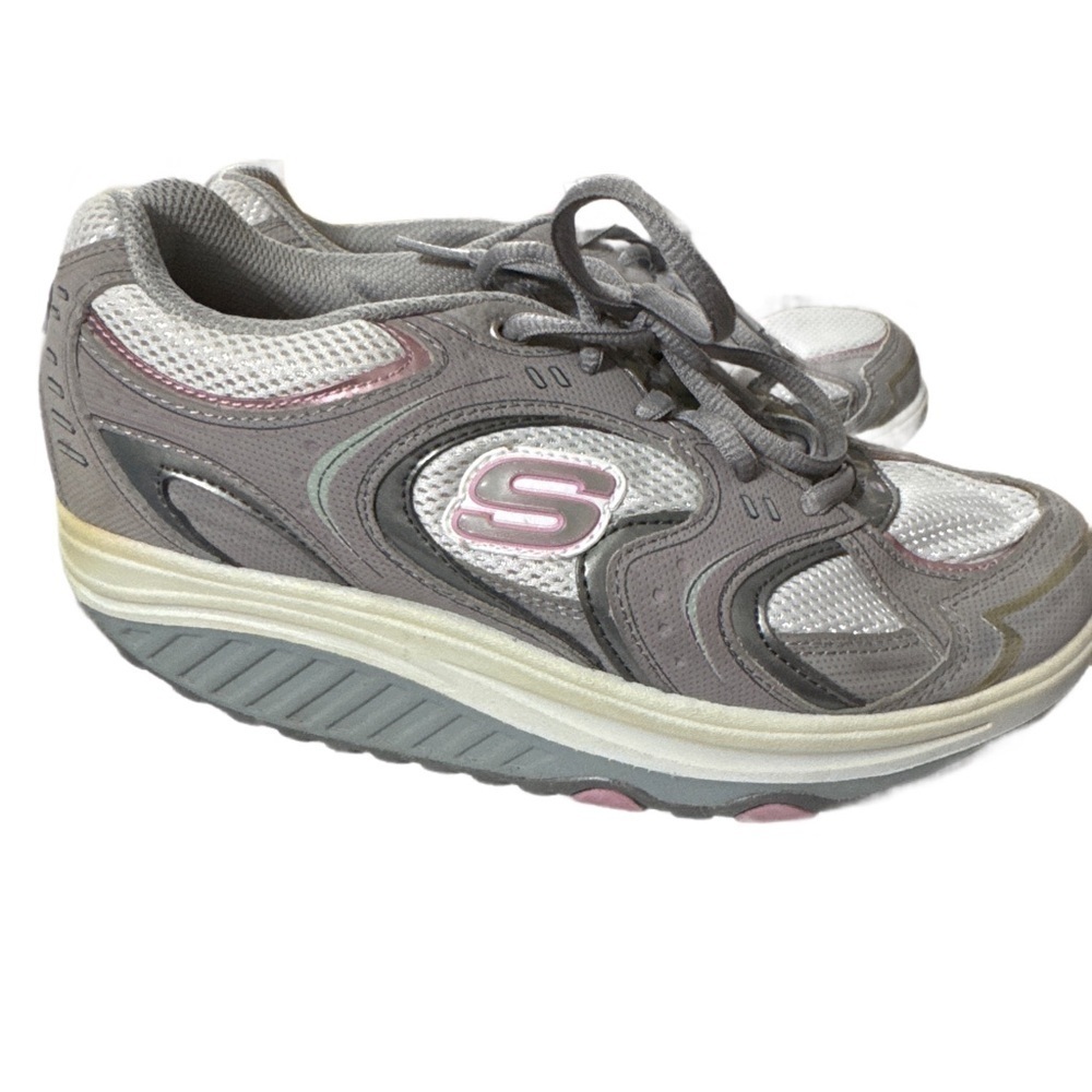 Skechers Shape Ups 11806 Gray Pink Toning Walking Shoes Women's Size US 7.5
NEW - Picture 2 of 5
